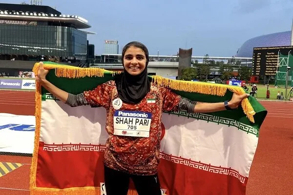 دختر دوومیدانیکار ایران نایب قهرمان جوانان آسیا شد دختر دوومیدانیکار ایران نایب قهرمان جوانان آسیا شد
